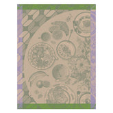 Brunch Gourmand Tea Towel Green